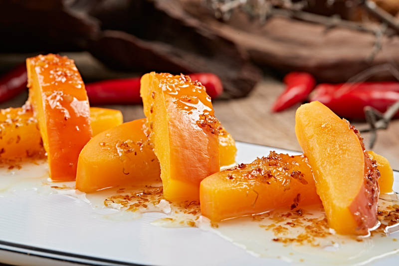 香蒸桂花蜜醸金瓜图片