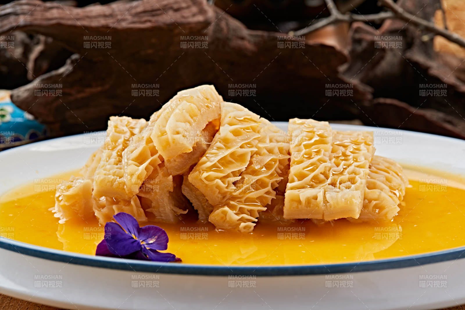 浓汤鸡汁金钱肚图片