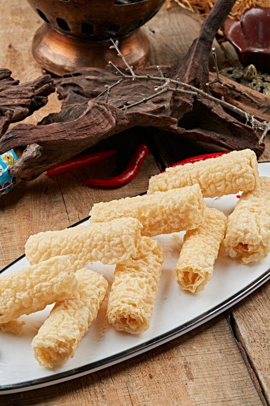 火锅食材炸油皮卷图片