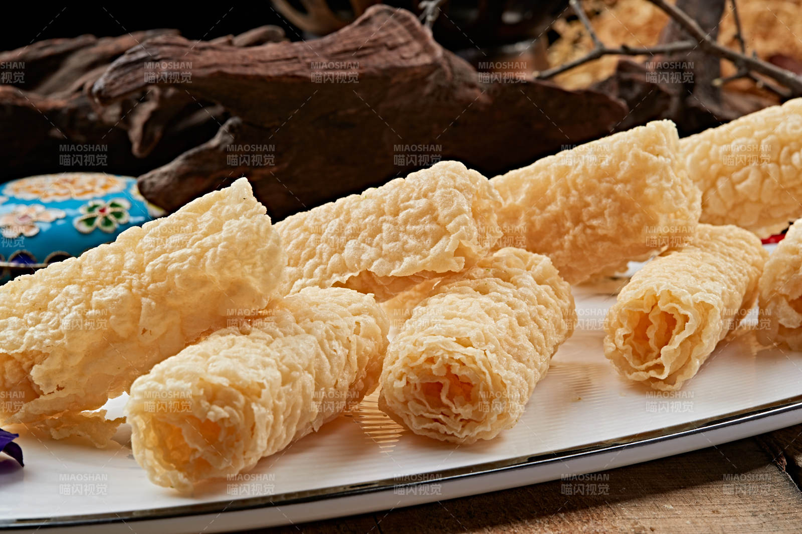 火锅食材炸油皮卷图片