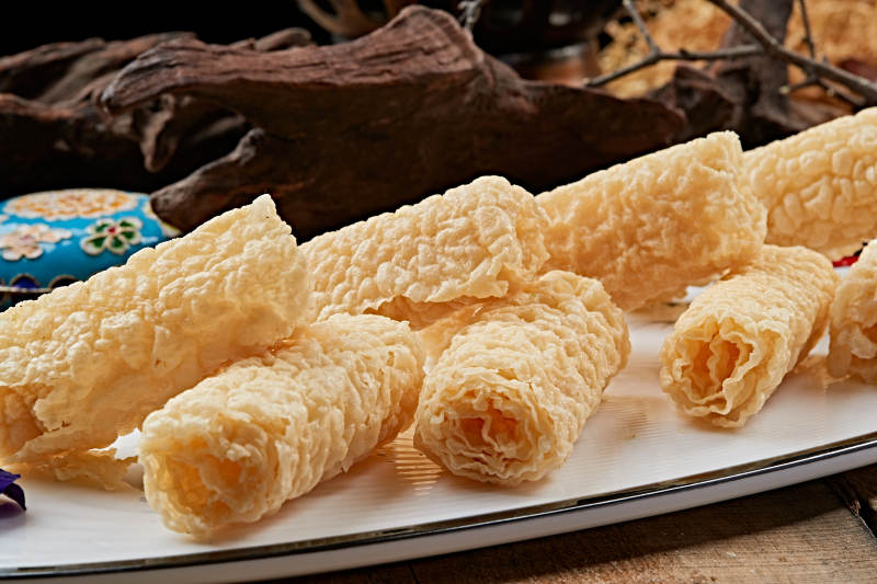 火锅食材炸油皮卷图片