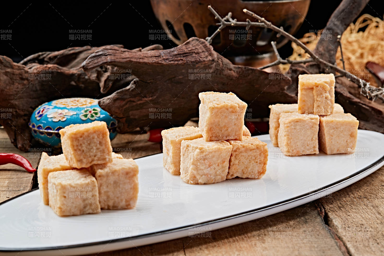 火锅配菜鱼豆腐图片