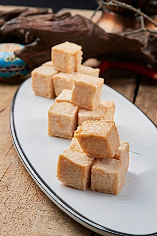 火锅配菜鱼豆腐图片