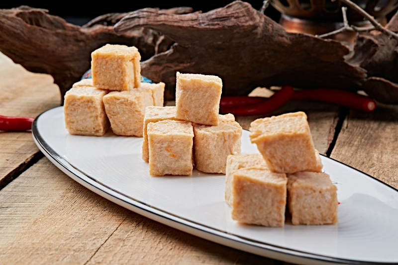 火锅配菜鱼豆腐图片