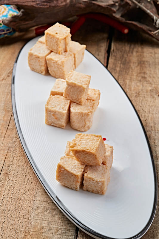 火锅配菜鱼豆腐图片