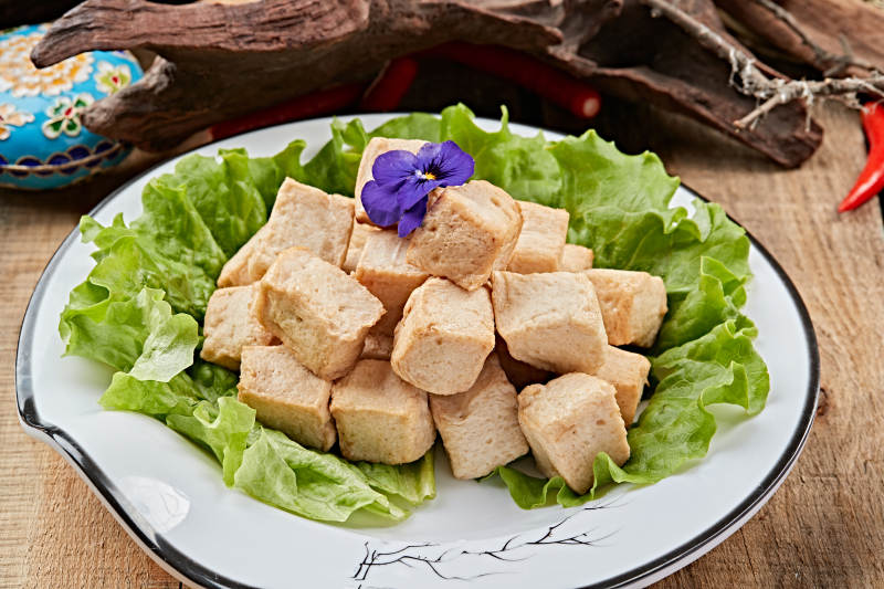 火锅配菜鱼豆腐图片