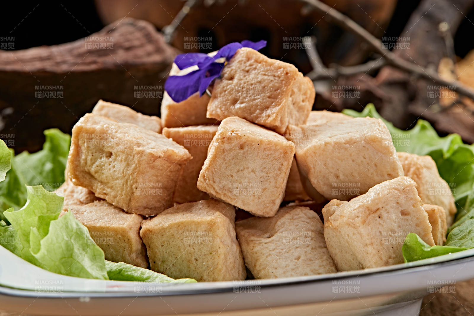 火锅配菜鱼豆腐图片