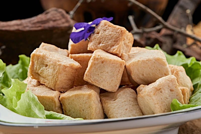 火锅配菜鱼豆腐图片