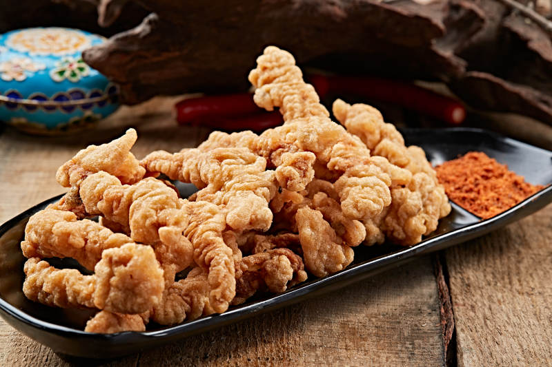 火锅食材油炸椒麻小酥肉图片