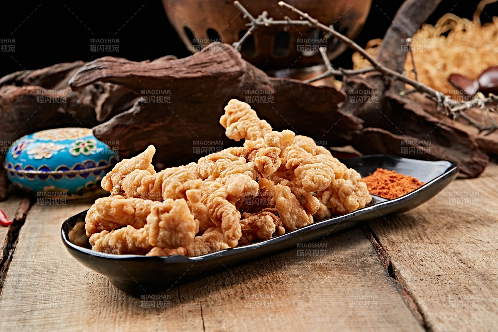 火锅食材油炸椒麻小酥肉图片