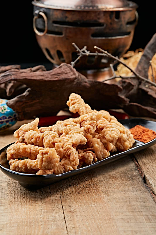 火锅食材油炸椒麻小酥肉图片