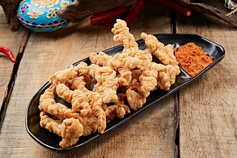 火锅食材油炸椒麻小酥肉图片
