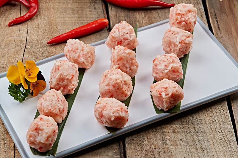 火锅涮品食材龙虾丸图片