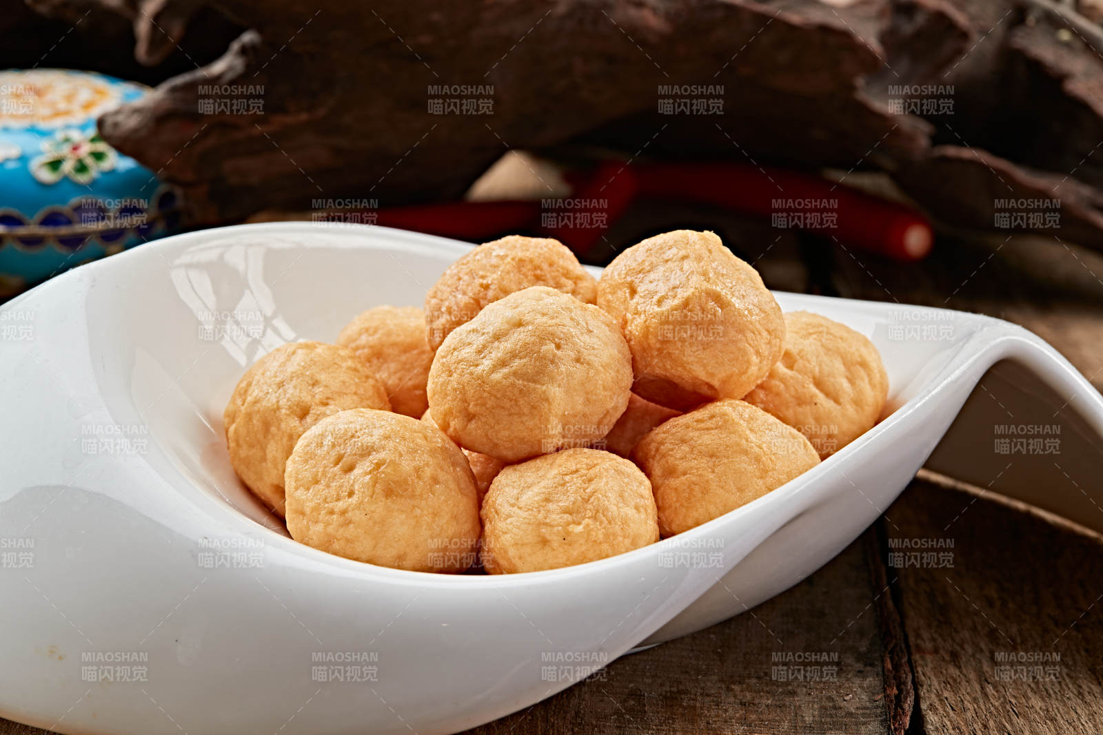 黄金墨鱼丸图片