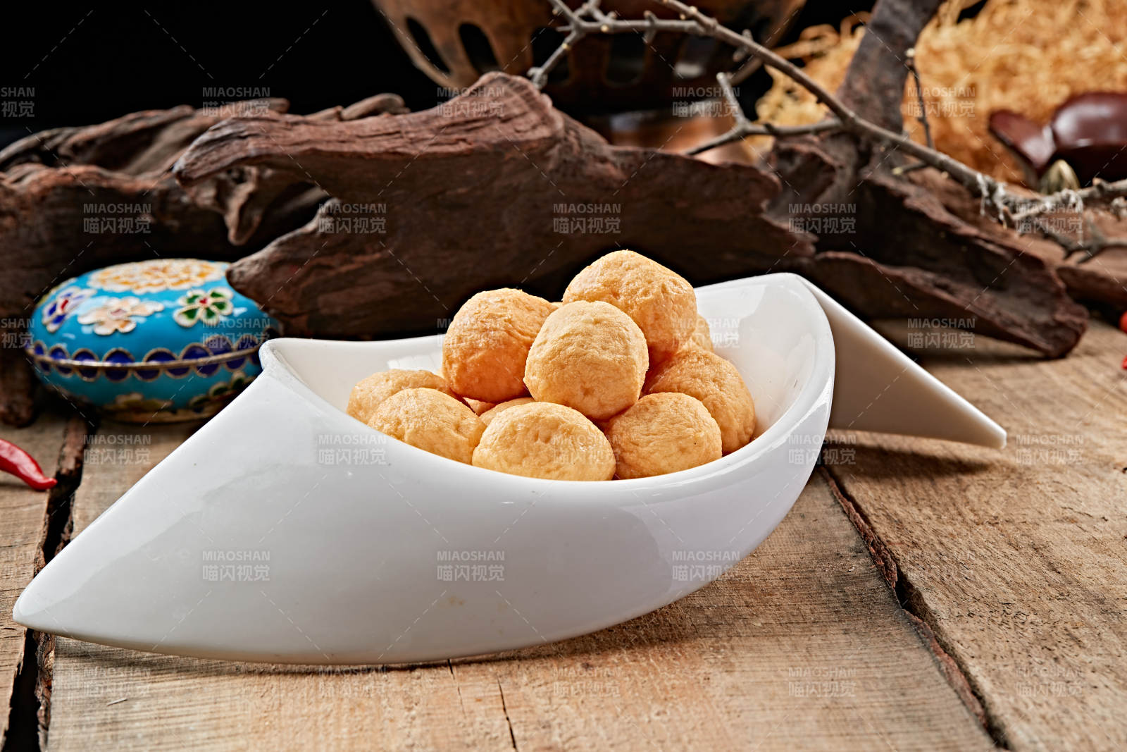 黄金墨鱼丸图片