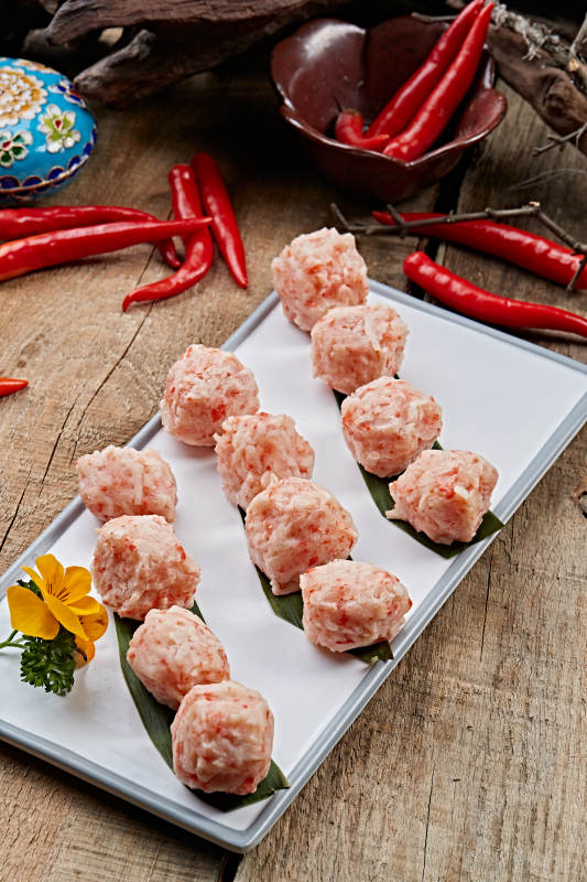 火锅涮品食材龙虾丸图片