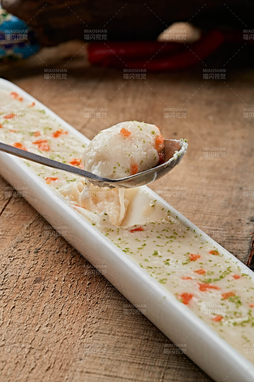 自制鲜虾手打虾滑图片