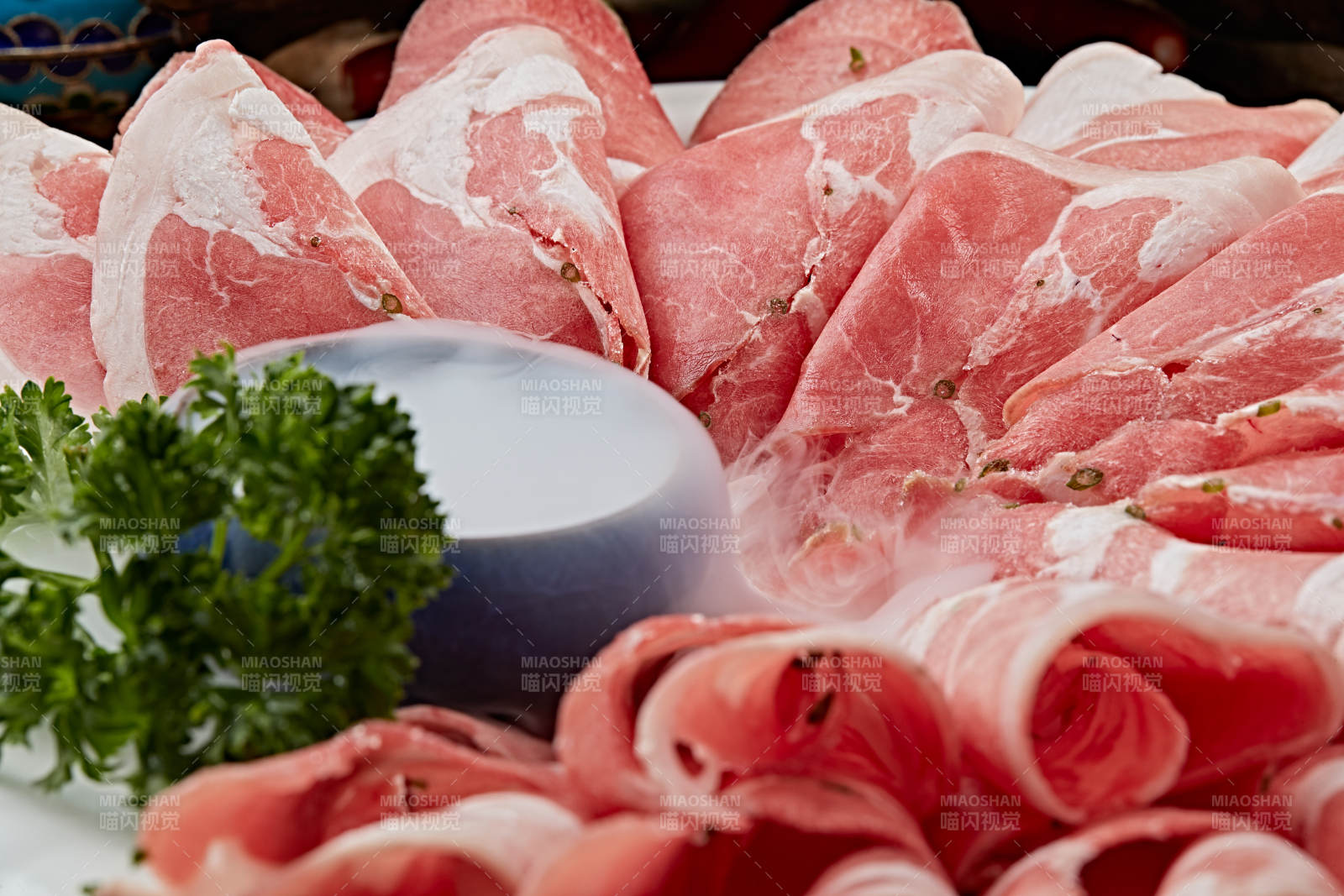 火锅食材内蒙肥羊肉片图片