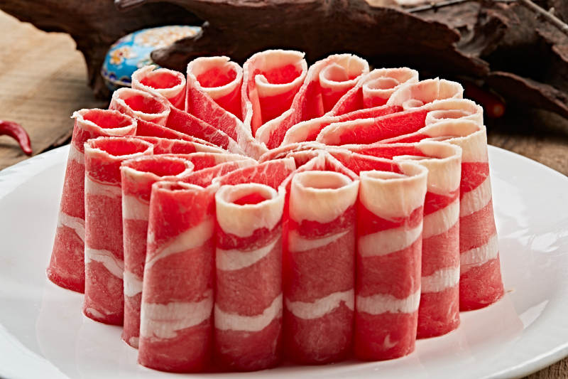 草原肥羊肉卷图片