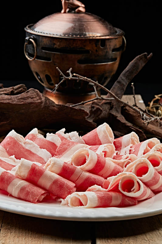 草原肥羊肥牛肉卷图片