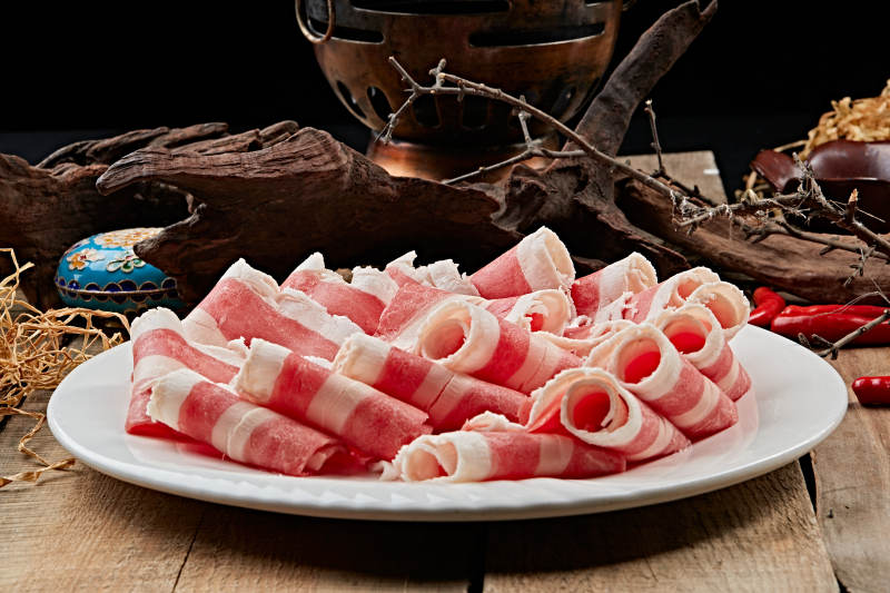 草原肥羊肥牛肉卷图片