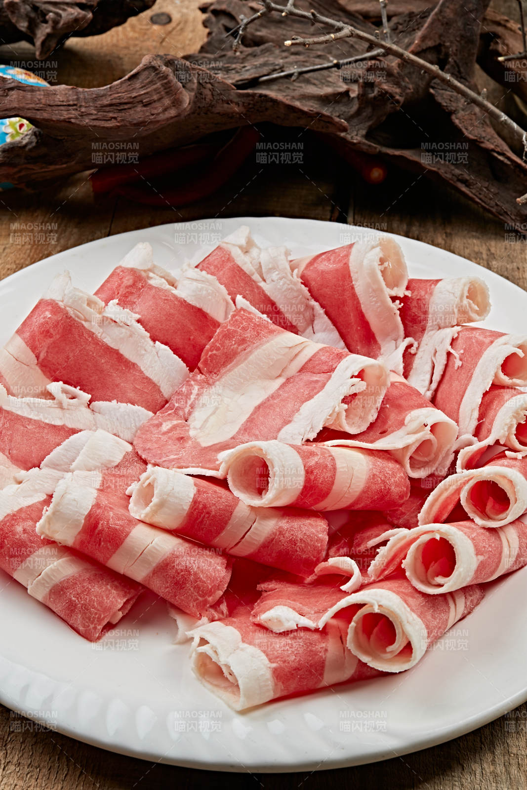 草原肥羊肥牛肉卷图片