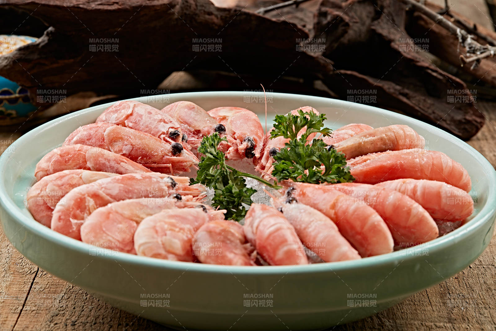 速冻新鲜北极甜虾图片