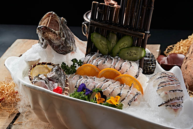 火锅食材乌鸡卷切片图片