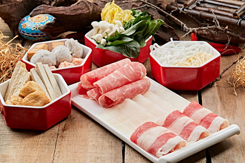 火锅套餐组合图片