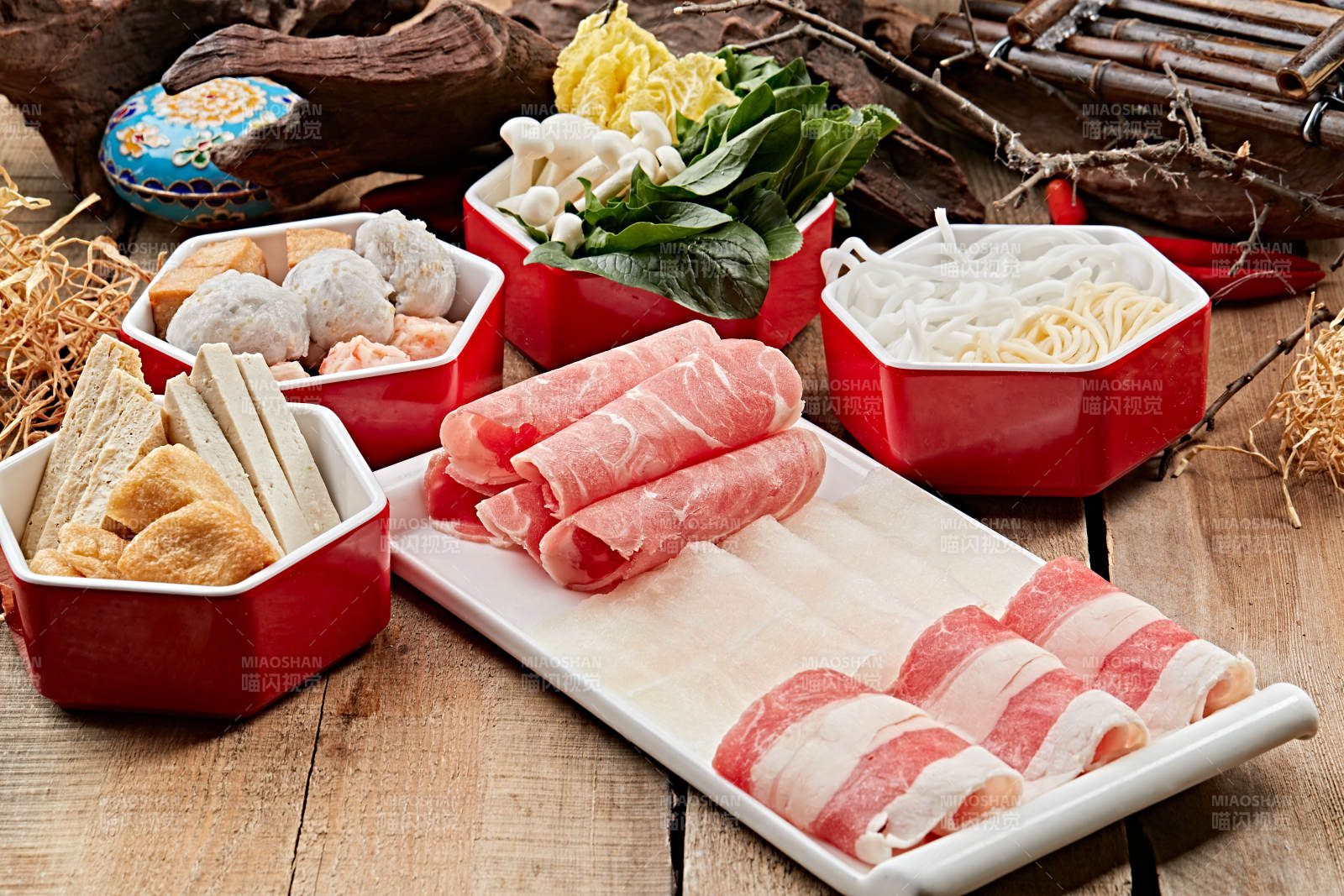 火锅套餐组合图片