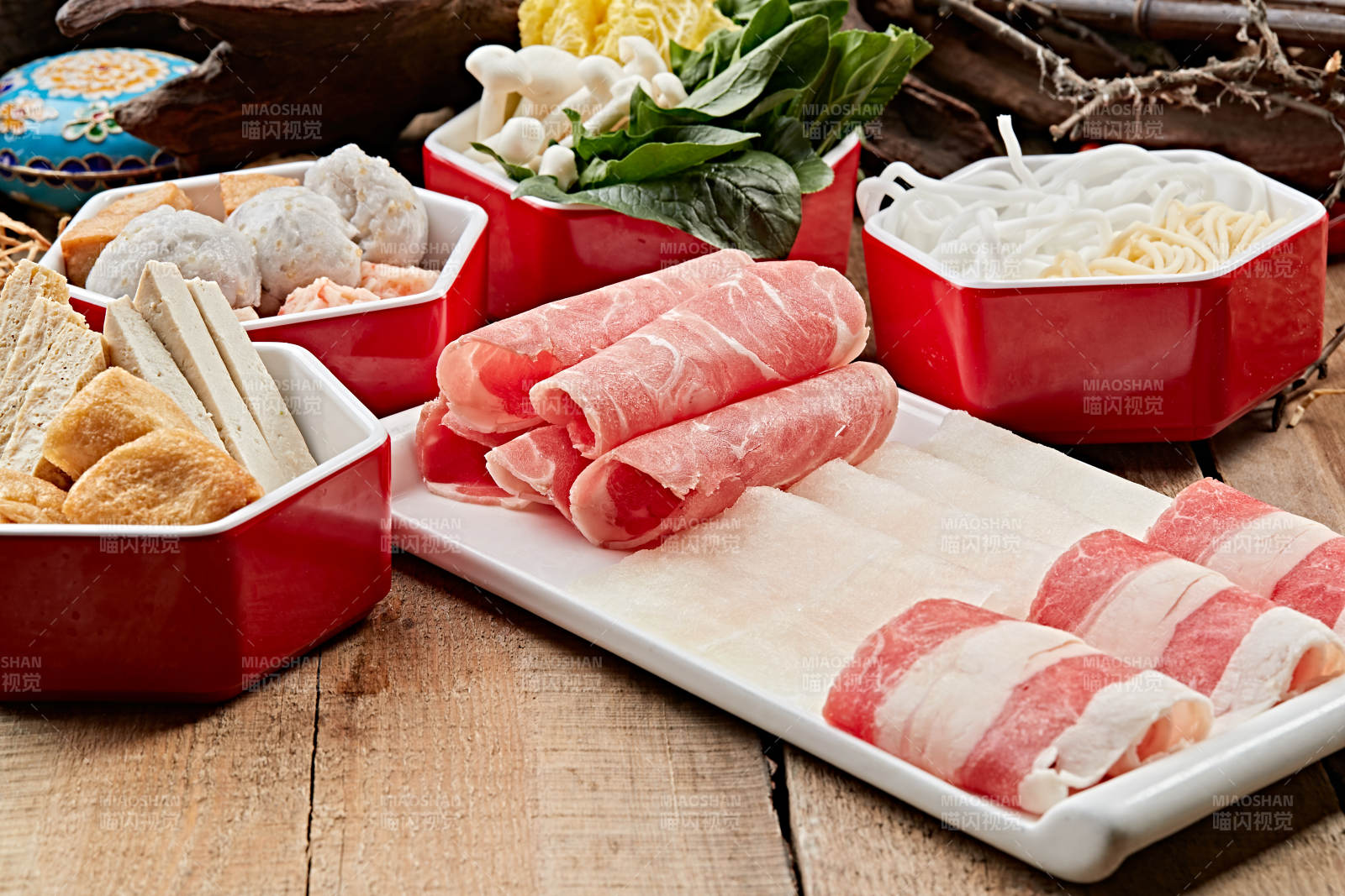 火锅套餐组合图片