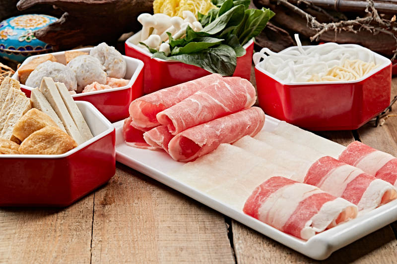 火锅套餐组合图片