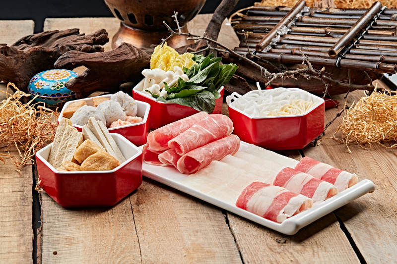 火锅套餐组合图片