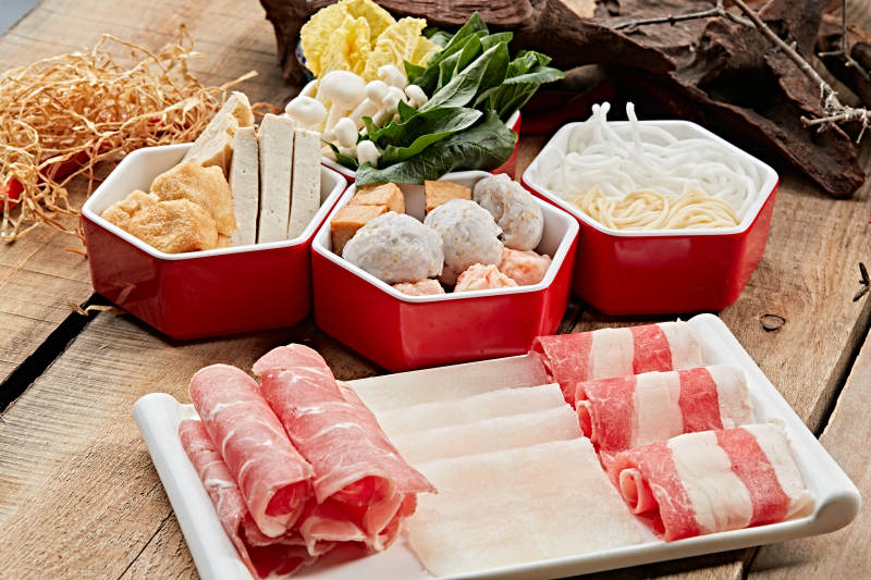 火锅套餐组合图片