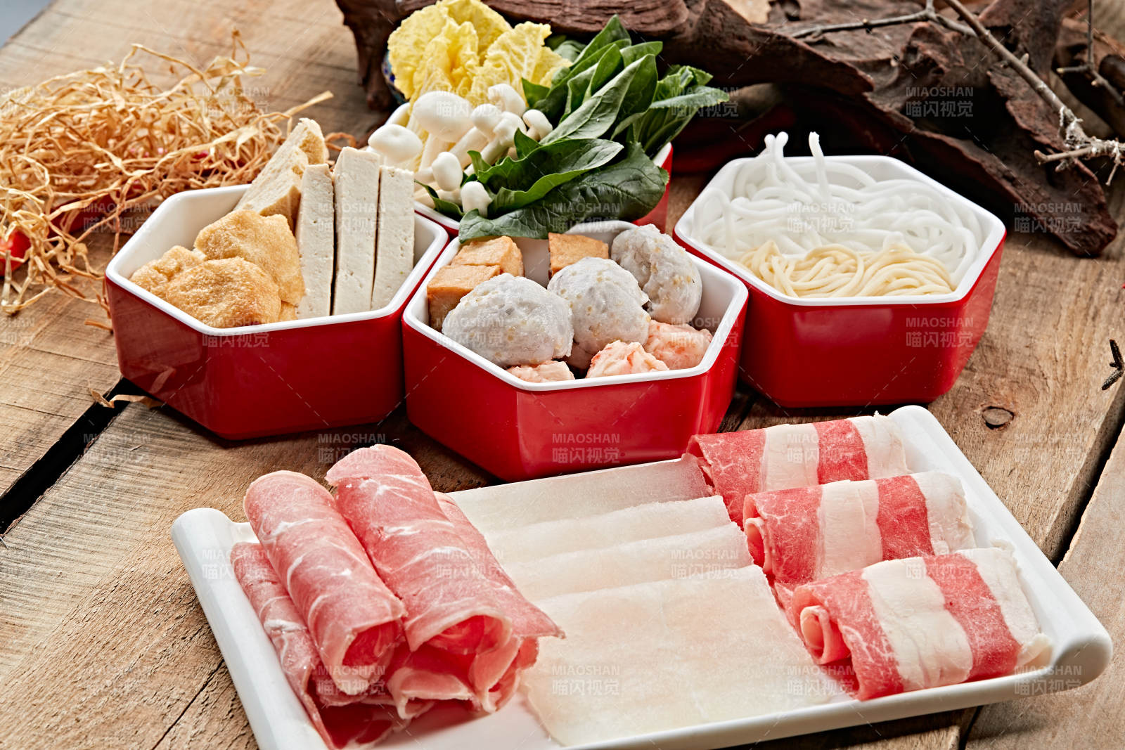 火锅套餐组合图片