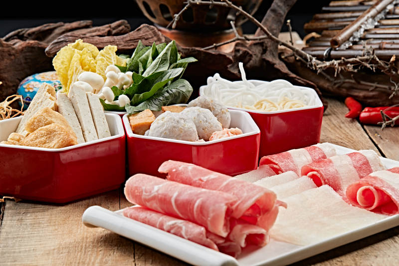 火锅套餐组合图片