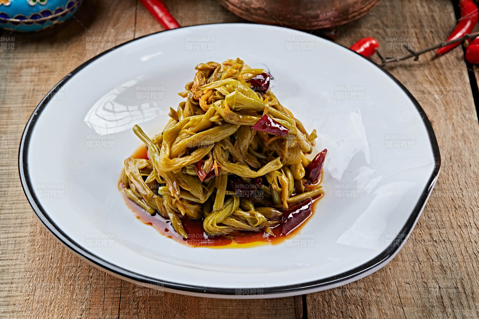 凉菜小菜凉拌黄花菜图片