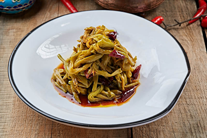 凉菜小菜凉拌黄花菜图片