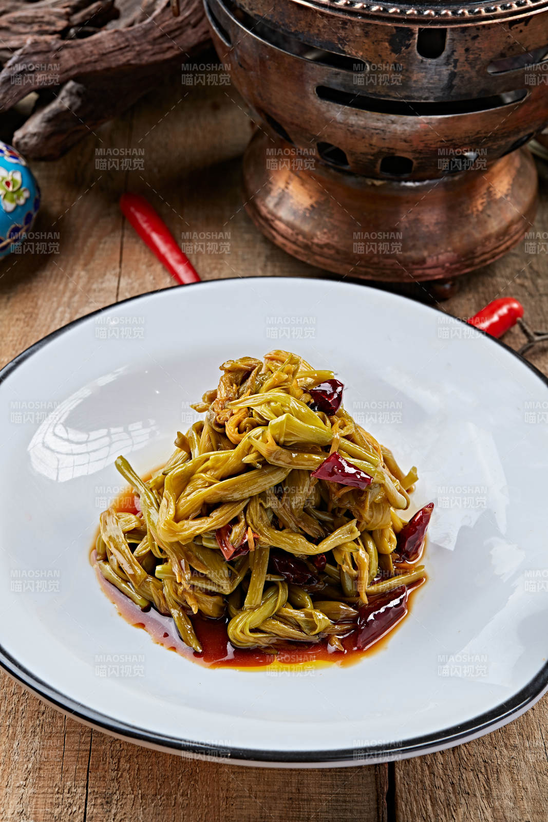 凉菜小菜凉拌黄花菜图片