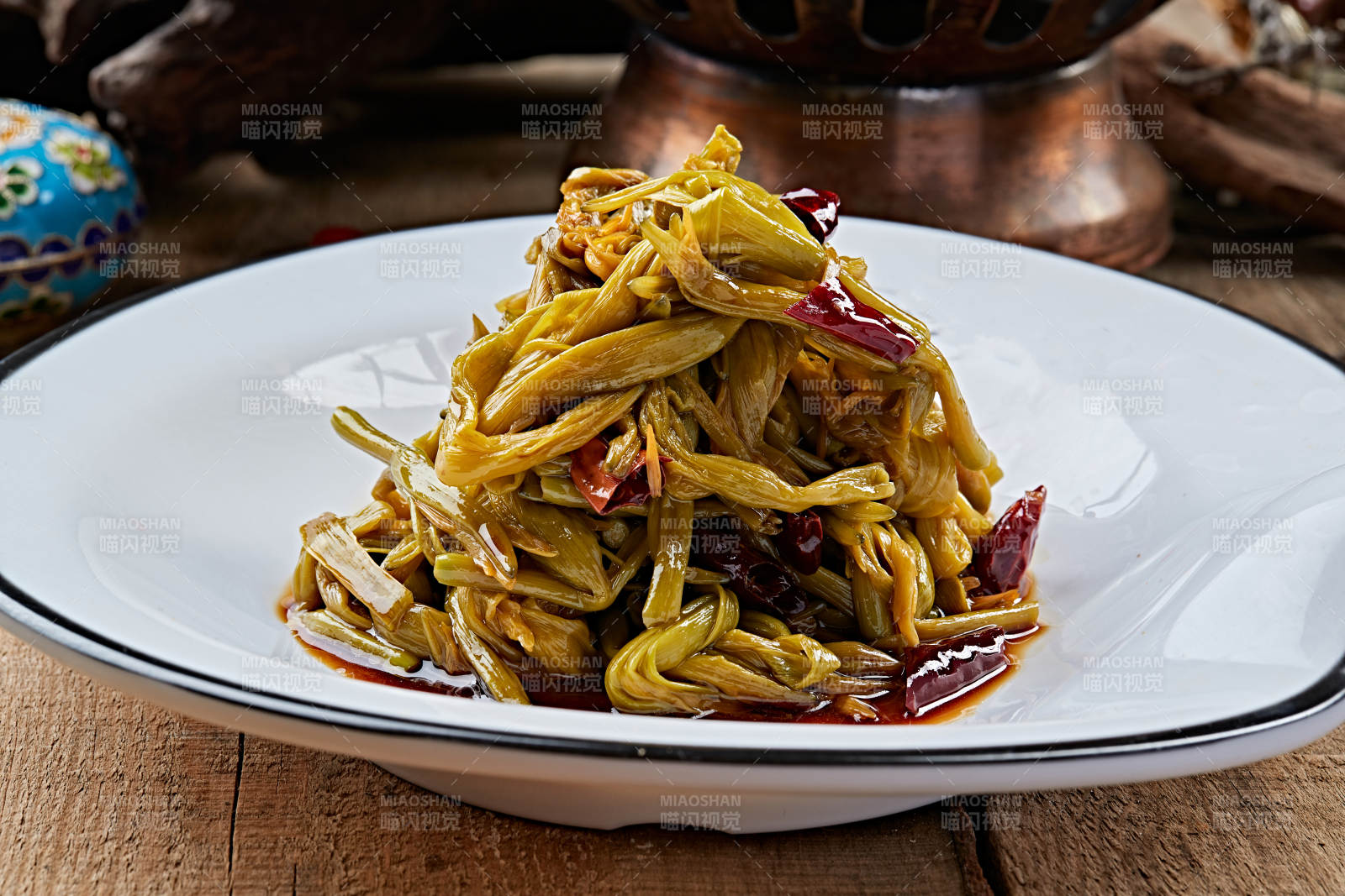 凉菜小菜凉拌黄花菜图片