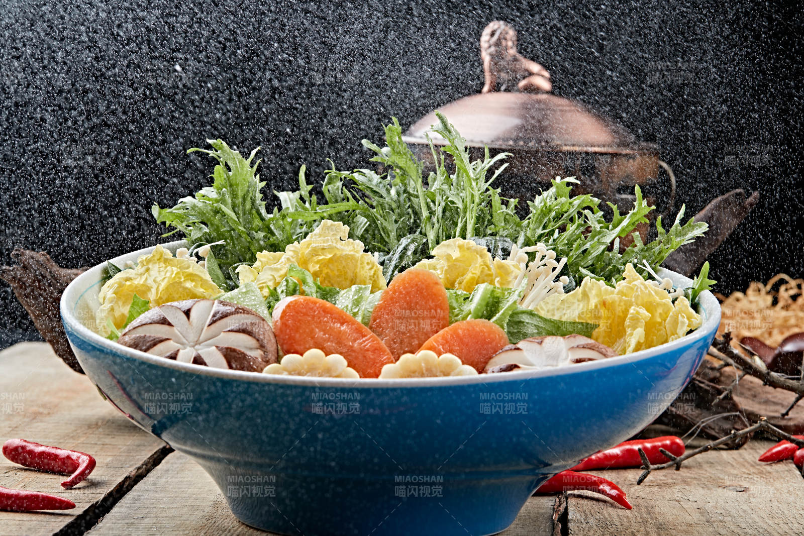 火锅食材新鲜时蔬图片