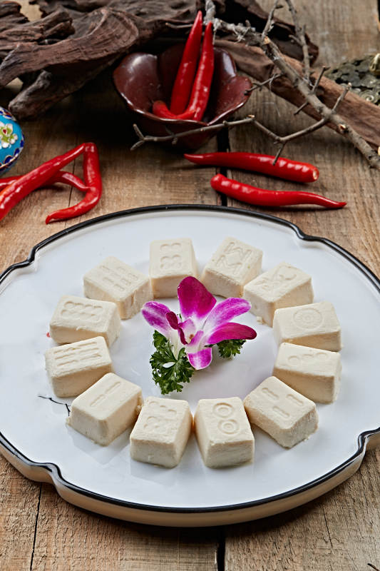 火锅食材麻将样式豆腐干图片