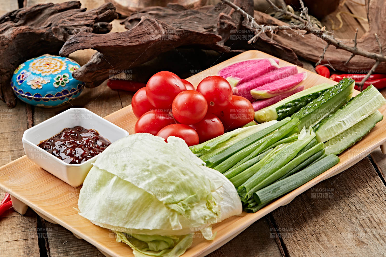 新鲜时蔬拼盘图片