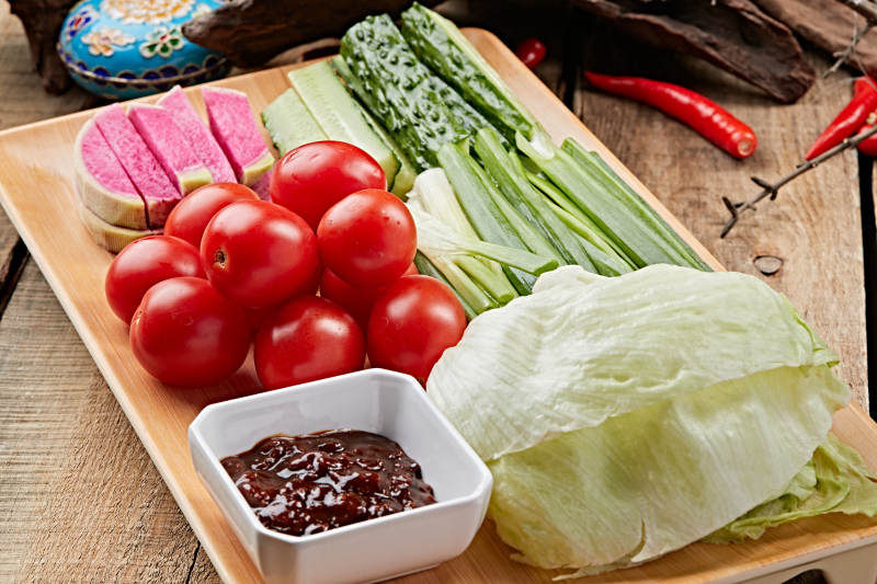 新鲜时蔬拼盘图片