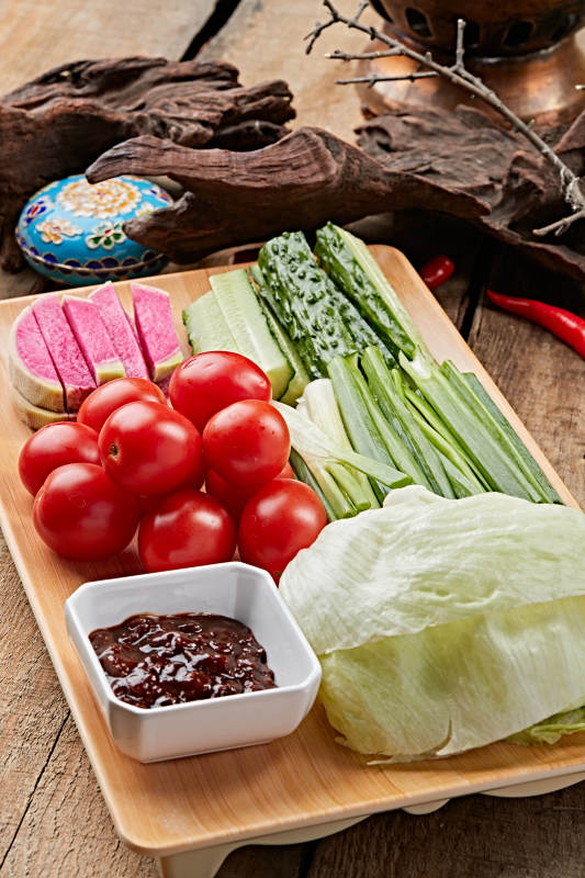 新鲜时蔬拼盘图片