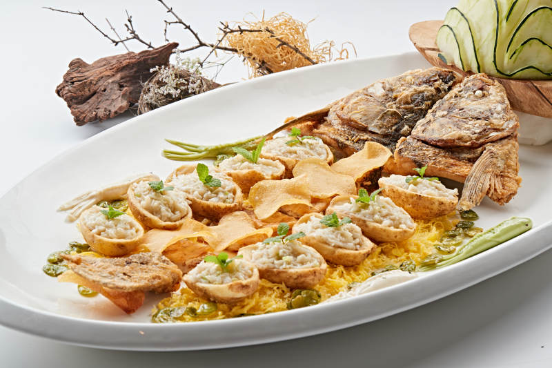 薯香金盏鱼图片