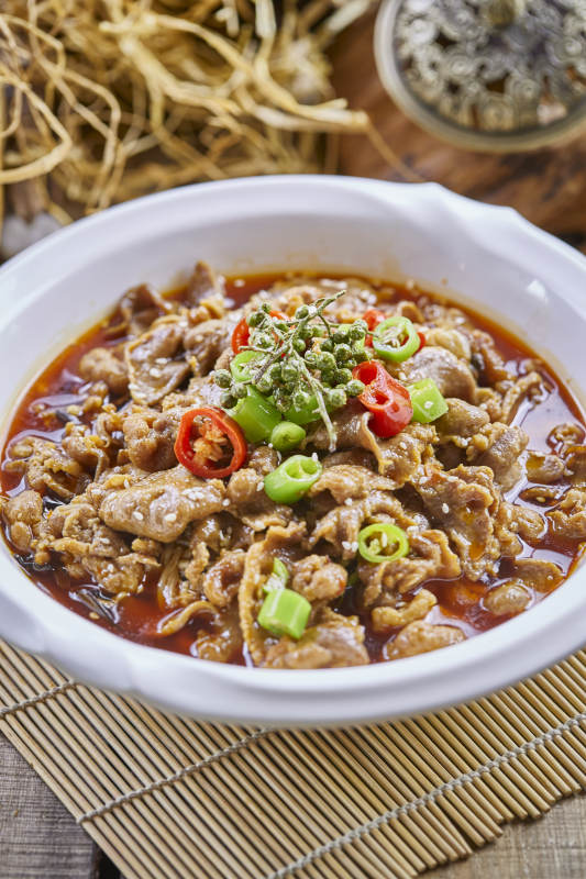 藤椒水煮牛肉图片