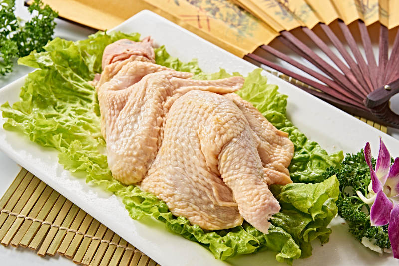 火锅食材半只三黄鸡图片