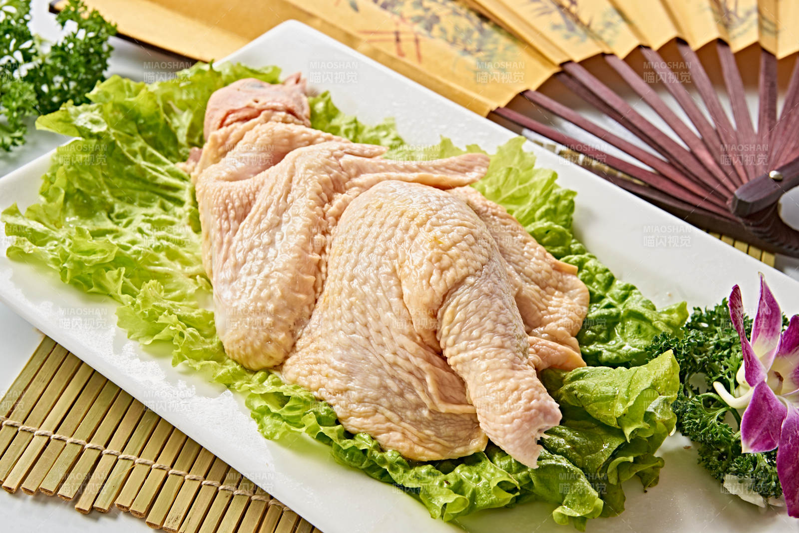 火锅食材半只三黄鸡图片