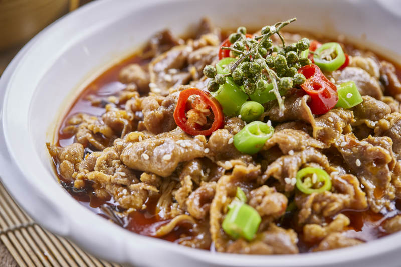藤椒水煮牛肉图片